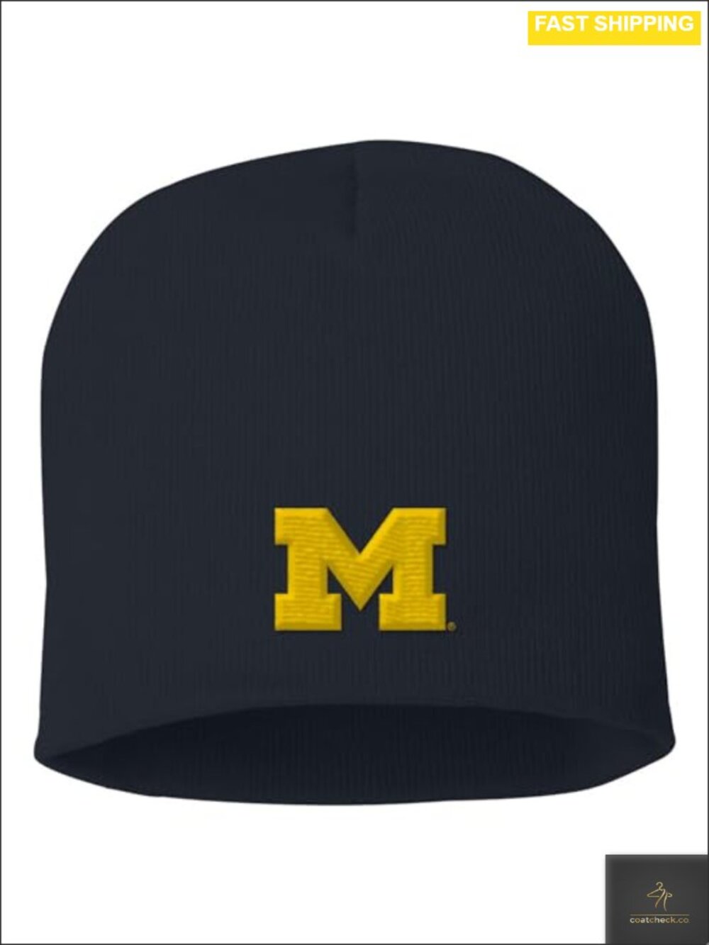 NCAA University Primary Logo Solid Knit Beanie Acrylic